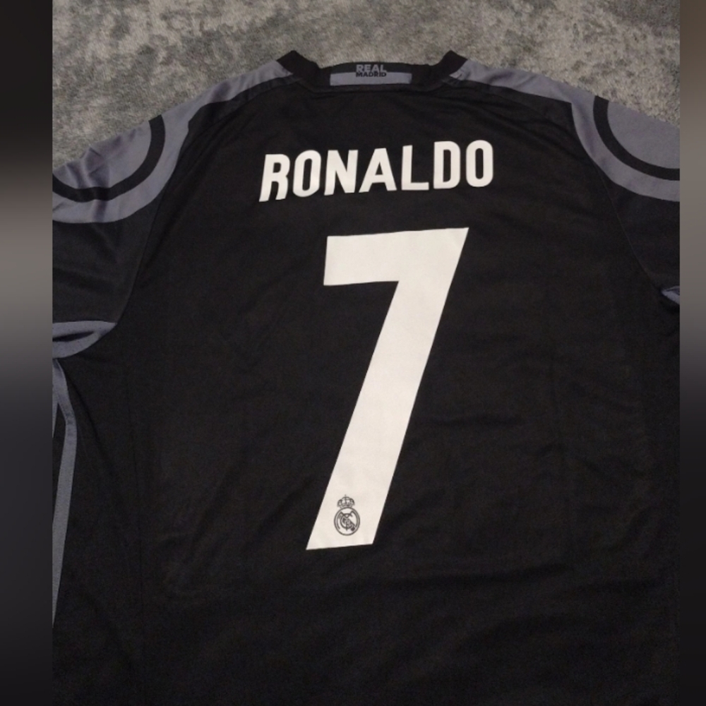 Cristiano Ronaldo Real Madrid 2016-2017 Third Jersey Club World Cup Adidas Large